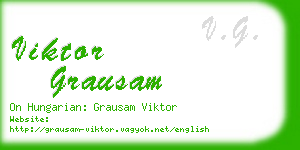 viktor grausam business card